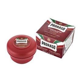 Мило для гоління Сандал та олія Ши для грубої щетини Proraso Shaving soap in a jar Coarse Beards Sandalwood & Shea butter, 150 ml, фото 