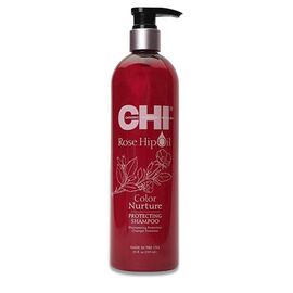 Шампунь для фарбованого волосся CHI Rose Hip Oil Color Nurture Protecting Shampoo, 739 мл., Об'єм: 739 мл, фото 