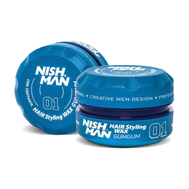 Віск для укладання волосся Nishman Hair Styling Wax 01 Gumgum, 100 мл, фото 