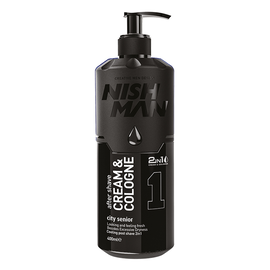 Крем-одеколон після гоління Nishman Cream & Cologne After Shave №1 City Senior №1, 400 мл, фото 