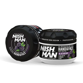 Крем для рук та обличчя Nishman Hand & Face Cream Blackberry, 300 мл, фото 