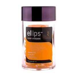 Вітаміни для волосся "Бездоганний шовк" з про-кератиновим комплексом Ellips Hair Vitamin Smooth & Silky With Pro-Keratin Complex,50*1 мл, Об'єм: 50*1 мл, фото 