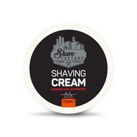 Крем для гоління The Shave Factory Ginseng & Black Pepper Shaving Cream, 125 мл, фото 