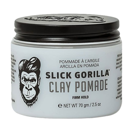Глина для укладання волосся сильноі фіксаціі Slick Gorilla Clay Pomade, 70 г, фото 