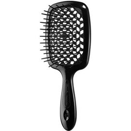 Гребінець Janeke Superbrush карбон, чорний, фото 