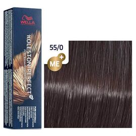 Крем-фарба для волосся Wella Professionals Koleston Perfect 55/0, Насичений світлий шатен натуральний, 60 мл., Номер краски: 55/0, фото 