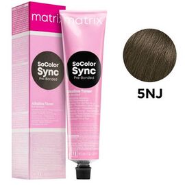 Крем-фарба без аміаку Matrix SoColor Sync Pre-Bonded 5NJ, Світлий Шатен Натуральний Нефритовий, 90 мл, Вид: Фарба, Номер краски: 5NJ, фото 