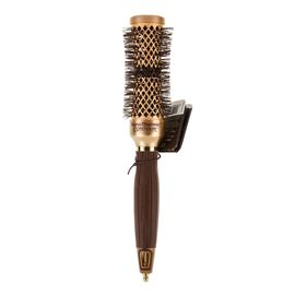 Брашинг Olivia Garden EXPERT BLOWOUT CURL Wavy Bristles Gold&Brown 35, фото 