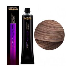 Безаміачна напівперманентна фарба для волосся L'Oreal Professionnel Dia Light 8.21, Світлий блондин перламутрово-попелястий, 50 мл, Номер краски: 8.21, фото 