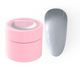 Гель-фарба для нігтів Luna Metallic Gel №1 5ml, фото 
