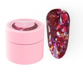 Блискітки для нігтів Luna Unicorn Gel № 7 5ml, Колекція гелів: Unicorn Gel, Номер: 7, фото 