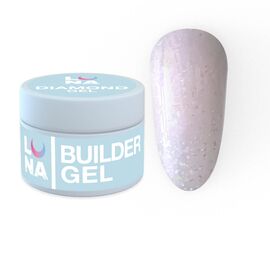 Гель для нарощування Luna  Diamond Gel №10 15ml, Об'єм: 15 мл, Колекція гелів: Diamond Gel, Номер: 10, фото 