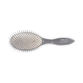 Щітка масажна Olivia Garden EXPERT CARE OVAL Nylon Bristles Silver, фото 