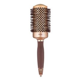 Брашинг Olivia Garden EXPERT BLOWOUT SHINE Wavy Bristles Gold&Brown 55, фото 