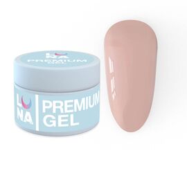 Гель для нарощування Luna Premium Gel №6 (30ml), Об'єм: 30 мл, Колекція гелів: Premium Gel, Номер: 6, фото 