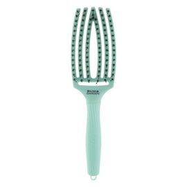 Щітка Olivia Garden FINGERBRUSH Care Iconic Boar&Nylon Mint M, фото 