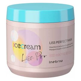 Маска для жорсткого і неслухняного волосся Inebrya Ice Cream Liss-Pro Liss Perfect Mask, 500 мл, Об'єм: 500 мл, фото 