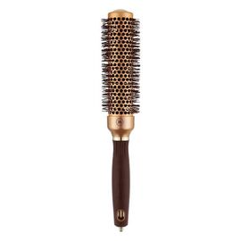 Брашинг Olivia Garden Expert Blowout Speed Wavy Bristles Gold Brown 35mm, фото 