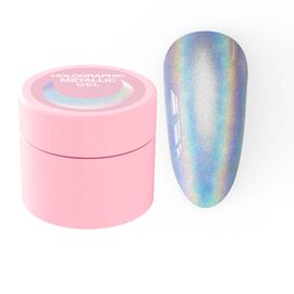 Гель-фарба для нігтів Holographic Metallic Gel 5ml, фото 