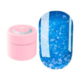 Блискітки для нігтів Bubble Gel №2 5ml, Колекція гелів: Bubble Gel, Номер: 2, фото 