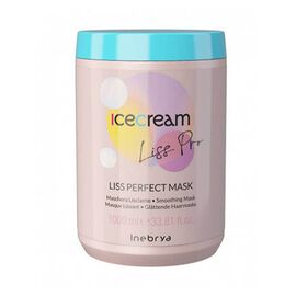 Маска для жорсткого і неслухняного волосся Inebrya Ice Cream Liss-Pro Liss Perfect Mask, 1000 мл, Об'єм: 1000 мл, фото 