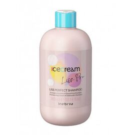Шампунь для жорсткого і неслухняного волосся Inebrya Ice Cream Liss Perfect Shampoo,300 мл, фото 