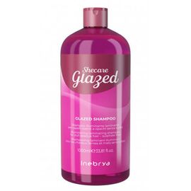 Шампунь для блиску волосся з ефектом глазурування Inebrya Sheсare Glazed Shampoo, 1000 мл, Об'єм: 1000 мл, фото 