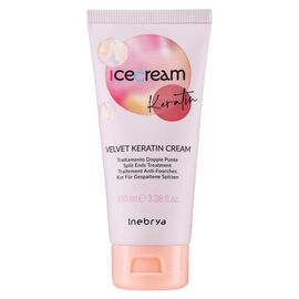 Крем з кератином проти посічених кінчиків Inebrya Velvet Keratin Cream,100 мл, фото 