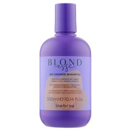 Шампунь для фарбованого волосся, проти помаранчевого кольору Inebrya Blondesse No-Orange Shampoo, 300 мл, Об'єм: 300 мл, фото 