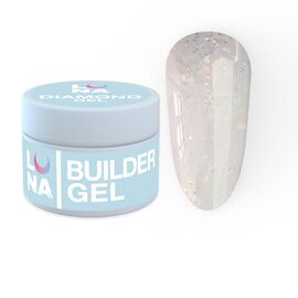 Гель для нарощування Luna  Diamond Gel №1 15ml, Об'єм: 15 мл, Колекція гелів: Diamond Gel, Номер: 1, фото 