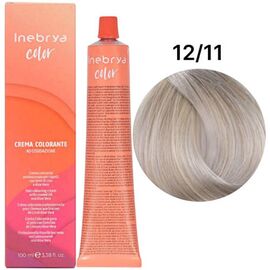 Крем-фарба Inebrya Color 12/11 Світлий платиновий блонд попелястий інтенсивний,100 мл, Номер краски: 12/11, фото 