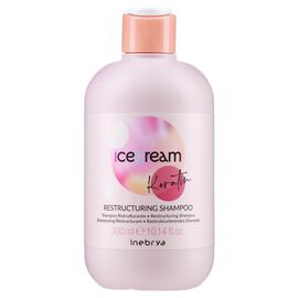 Шампунь відновлюючий з кератином Inebrya Keratin Restructuring Shampoo, 300 мл, Об'єм: 300 мл, фото 