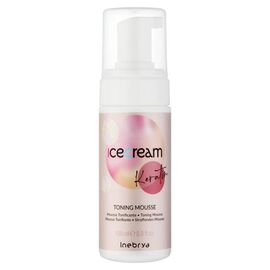 Тонізувальний мус з ремінералізувальним ефектом Inebrya Ice Cream Keratin Toning Mousse, 150 мл, фото 