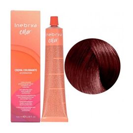 Крем-фарба для волосся Inebrya Color 5/66f Світлий каштан вогненно-червоний, 100 мл, Номер краски: 5/66f, фото 