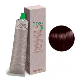 Крем-фарба для волосся Echosline Echos Color Colouring Cream,5.72 Теплий коричневий світло-каштановий, 100 мл, Номер краски: 5.72, фото 