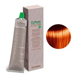 Крем-фарба для волосся Echosline Echos Color Colouring Cream,8.44 Світлий блондин насичений мідний, 100 мл, Номер краски: 8.44, фото 