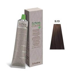 Крем-фарба для волосся Echosline Echos Color Colouring Cream,  5.13 Світлий каштан бежевий, 100 мл, Номер краски: 5.13, фото 