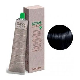 Крем-фарба для волосся Echosline Echos Color Colouring Cream, 1.11 Чорно - синій, 100 мл, Номер краски: 1.11, фото 