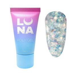 Полігель для нарощування LUNA Poly Gel № 12, 30 мл, Вид акрігелю: Густий, Номер: 12, фото 