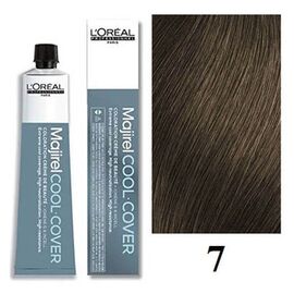 Стійка фарба для волосся L'Oreal Professionnel Majirel Cool Cover 7, Блондин, 60 мл, Об'єм: 60 мл., Номер краски: Cool Cover 7, фото 