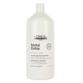Шампунь проти ламкості та небажаної зміни кольору L'Oreal Professionnel Serie Expert Metal Detox Anti-metal Cleansing Cream Shampoo,1500мл, фото 