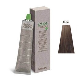 Крем-фарба для волосся Echosline Echos Color Colouring Cream,6.13 Темний блондин бежевий, 100 мл, Номер краски: 6.13, фото 