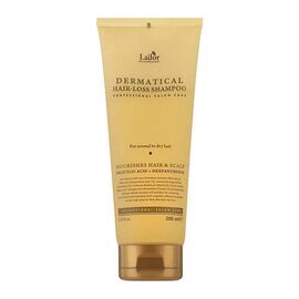 Безсульфатний шампунь проти випадіння волосся La'dor Dermatical Hair-Loss Shampoo, 200 мл, фото 