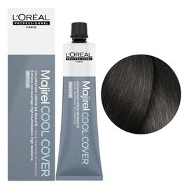 Стійка фарба для волосся L'Oreal Professionnel Majirel Cool Cover 6.1,Темний блондин попелястий, 60 мл, Об'єм: 60 мл., Номер краски: Cool Cover 6.1, фото 