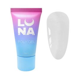 Полігель для нарощування LUNA Poly Gel №1, 30 мл, Вид акрігелю: Густий, Номер: 1, фото 