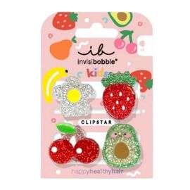Заколки для волосся, 4 шт Invisibobble Clipstar Kids Frutti Fun, фото 