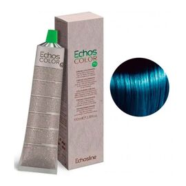 Крем-фарба для волосся Echosline Echos Color Colouring Cream TURQUOISE , Бірюзова, 100 мл, Номер краски: TURQUOISE, фото 