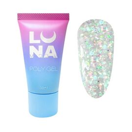 Полігель для нарощування LUNA Poly Gel № 9, 30 мл, Вид акрігелю: Густий, Номер: 9, фото 