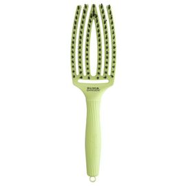 Щітка FINGERBRUSH Care Iconic Boar&Nylon Green Pistachio, фото 
