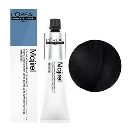 Крем-фарба для волосся  L'Oreal  Professionnel Majirel  2.10, Брюнет інтенсивний попелястий, 60ml, Об'єм: 60 мл., Номер краски: 2.10, фото 